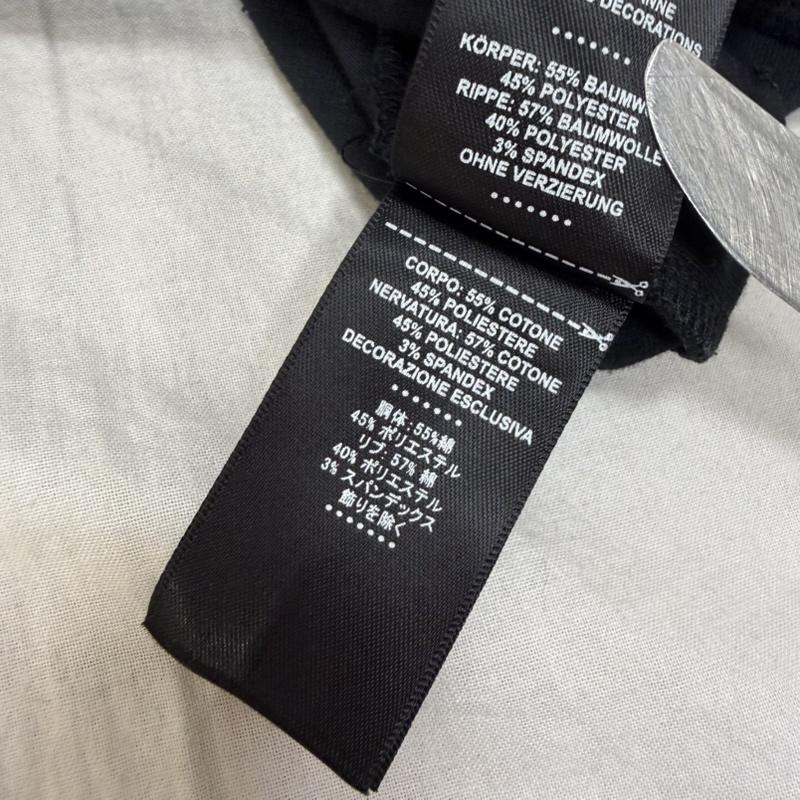 ハーレーダビッドソン Harley-Davidson トレーナー 長袖 ハーフジップスウェット ロゴ刺繍 black L L ロゴ、文字 黒 / ブラック / black X 灰 / グレー / gray メンズ USED 古着 中古 50162062