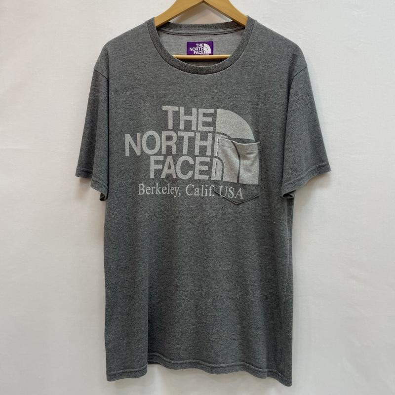 Tシャツ 半袖 ビッグ ロゴ 胸 ポケット Tシャツ L 無地 X ロゴ、文字 灰 / グレー / gray メンズ USED 古着 中古 50162066