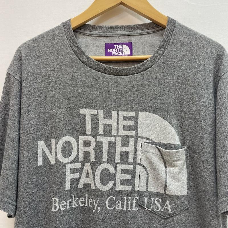 Tシャツ 半袖 ビッグ ロゴ 胸 ポケット Tシャツ L 無地 X ロゴ、文字 灰 / グレー / gray メンズ USED 古着 中古 50162066