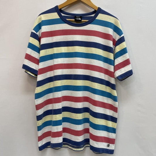 ザノースフェイス THE NORTH FACE Tシャツ 半袖 マルチボーダー Tシャツ マリンルック LL ボーダー柄 マルチカラー / マルチカラー / multicolor メンズ USED 古着 中古 50162069