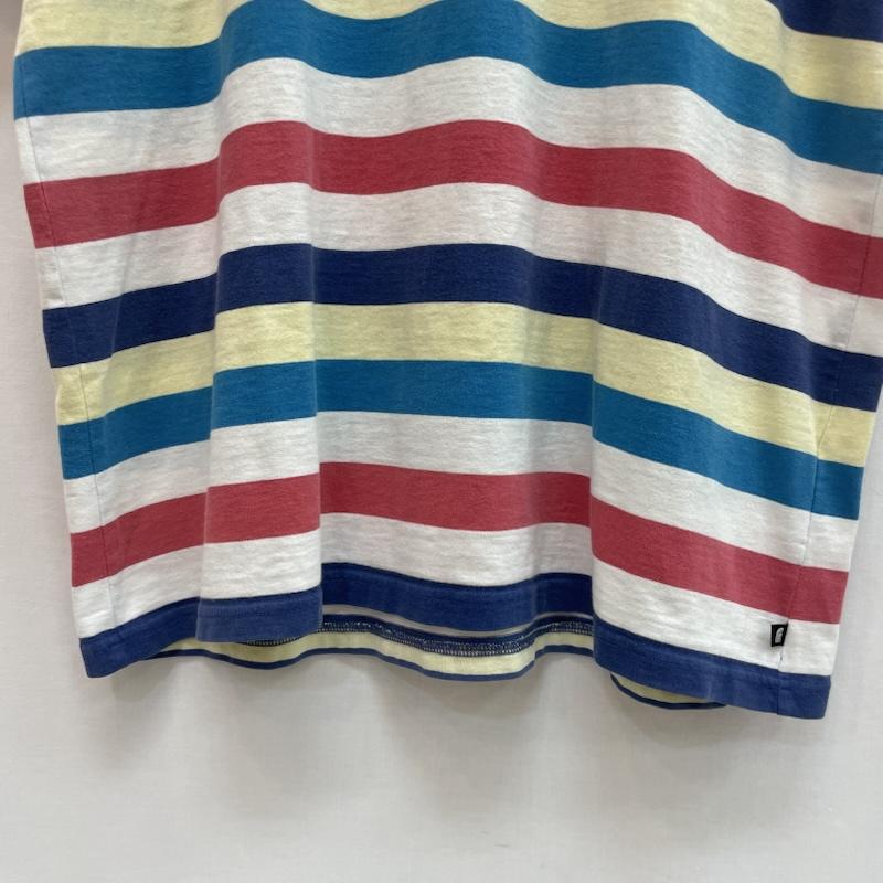 ザノースフェイス THE NORTH FACE Tシャツ 半袖 マルチボーダー Tシャツ マリンルック LL ボーダー柄 マルチカラー / マルチカラー / multicolor メンズ USED 古着 中古 50162069