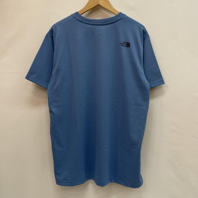ザノースフェイス THE NORTH FACE Tシャツ 半袖 ワンポイント 胸元 プリント ロゴ XL 無地 X ロゴ、文字 X プリント 青 / ブルー / blue メンズ USED 古着 中古 50162071