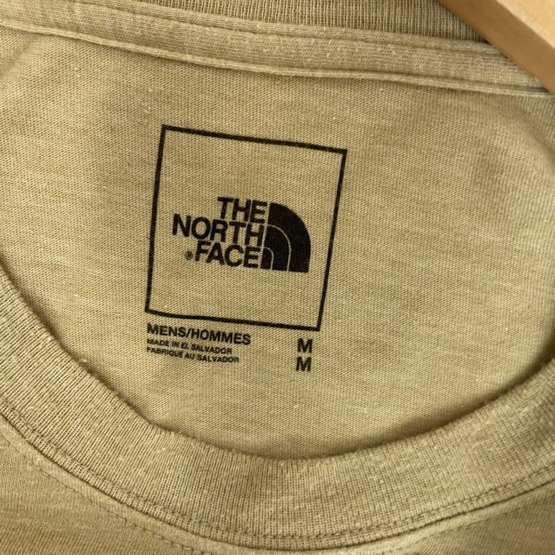 ザノースフェイス THE NORTH FACE Tシャツ 半袖 胸 ポケット ワンポイント ブランド 刺繡 ロゴ M 無地 X ワンポイント X 刺繍 黄 / イエロー / yellow X カーキ / カーキ / khaki メンズ USED 古着 中古 50162073