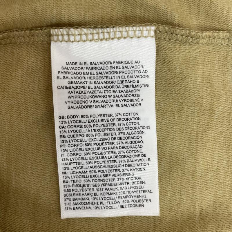 ザノースフェイス THE NORTH FACE Tシャツ 半袖 胸 ポケット ワンポイント ブランド 刺繡 ロゴ M 無地 X ワンポイント X 刺繍 黄 / イエロー / yellow X カーキ / カーキ / khaki メンズ USED 古着 中古 50162073