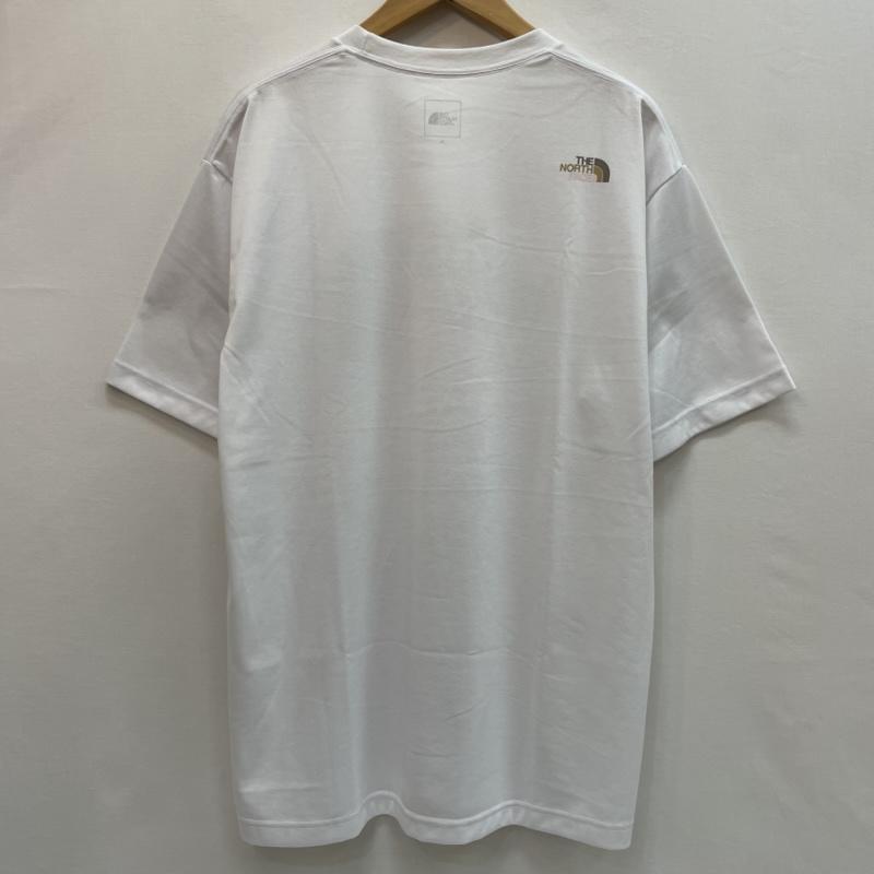 ザノースフェイス THE NORTH FACE Tシャツ 半袖 フロント ビッグ ブランド ロゴ Tシャツ 背面 ワンポイント ロゴ XL 無地 X ロゴ、文字 X プリント 白 / ホワイト / white メンズ USED 古着 中古 50162075