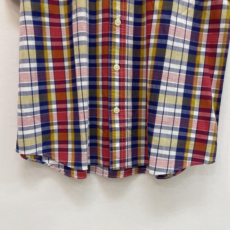 コロンビア Columbia シャツ、ブラウス 半袖 チェック 柄 半袖 シャツ 胸ポケット M チェック 赤 / レッド / red X 青 / ブルー / blue X 黄 / イエロー / yellow X 白 / ホワイト / white メンズ USED 古着 中古 50162085