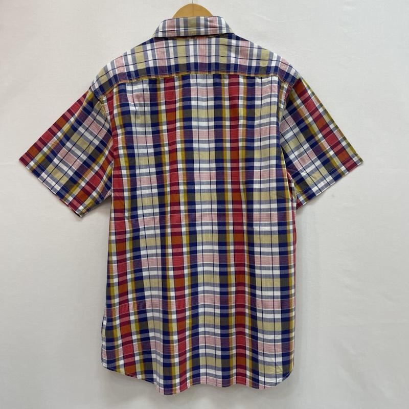 コロンビア Columbia シャツ、ブラウス 半袖 チェック 柄 半袖 シャツ 胸ポケット M チェック 赤 / レッド / red X 青 / ブルー / blue X 黄 / イエロー / yellow X 白 / ホワイト / white メンズ USED 古着 中古 50162085