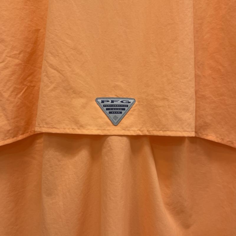 コロンビア Columbia シャツ、ブラウス 半袖 PFG バハマII シャツ 半袖 釣り タグ付き XXL 無地 橙 / オレンジ / orange メンズ USED 古着 中古 50162086