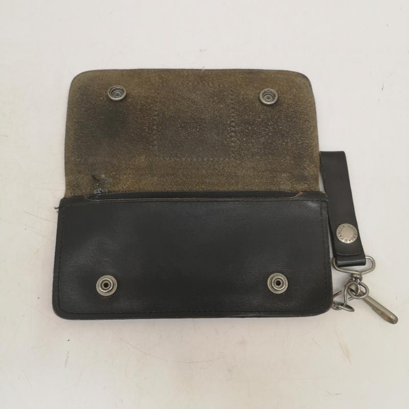 ハーレーダビッドソン Harley-Davidson 財布 長財布 90s トラッカー レザー ロング ウォレット - メンズ USED 古着 中古 50162092