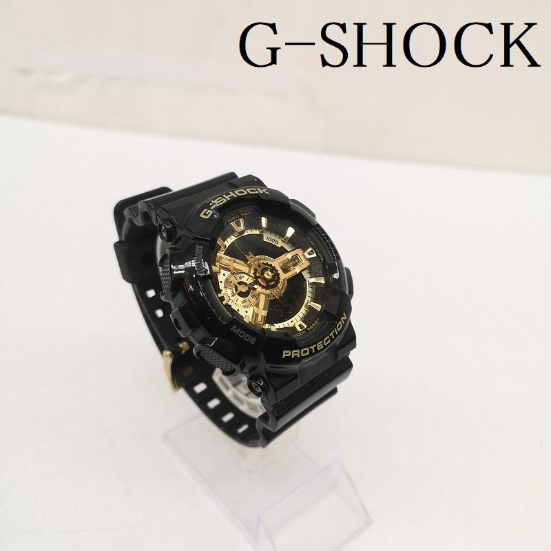 ジーショック G-SHOCK 腕時計 デジタル CASIO GA-110GB-1ADR Black Gold デジアナ 腕時計 - 黒 / ブラック / black X 金 / ゴールド / gold color メンズ USED 古着 中古 50162095