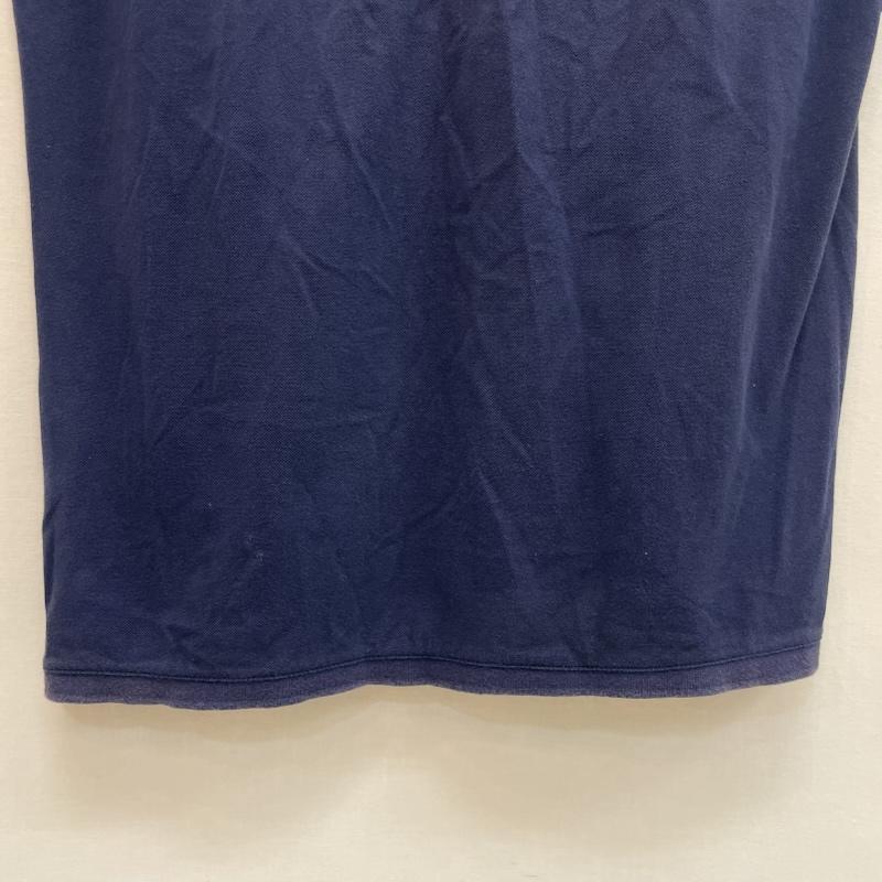 ザノースフェイス THE NORTH FACE ポロシャツ 半袖 ボタンダウン シャツ フルオープン 胸ポケット M 無地 紺 / ネイビー / navy メンズ USED 古着 中古 50162099
