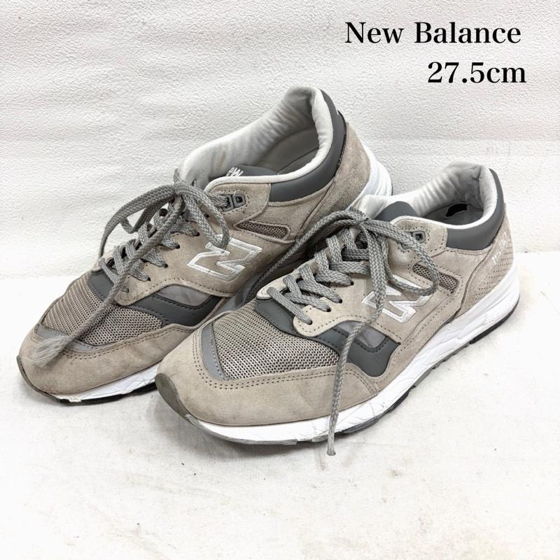 ニューバランス New Balance スニーカー スニーカー 30th Anniversary アニバーサリーモデル スウェード メッシュ 英国製 ローカット スニーカー M1530GL 27.5cm ロゴ、文字 灰 / グレー / gray X 白 / ホワイト / white メンズ USED 古着 中古 50162101