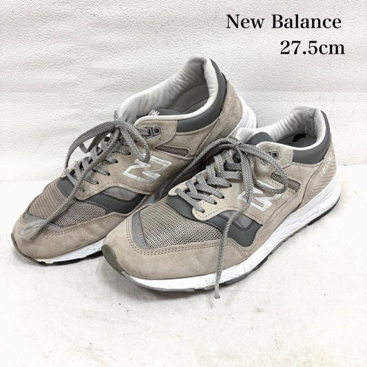 ニューバランス New Balance スニーカー スニーカー 30th Anniversary アニバーサリーモデル スウェード メッシュ 英国製 ローカット スニーカー M1530GL 27.5cm ロゴ、文字 灰 / グレー / gray X 白 / ホワイト / white メンズ USED 古着 中古 50162101
