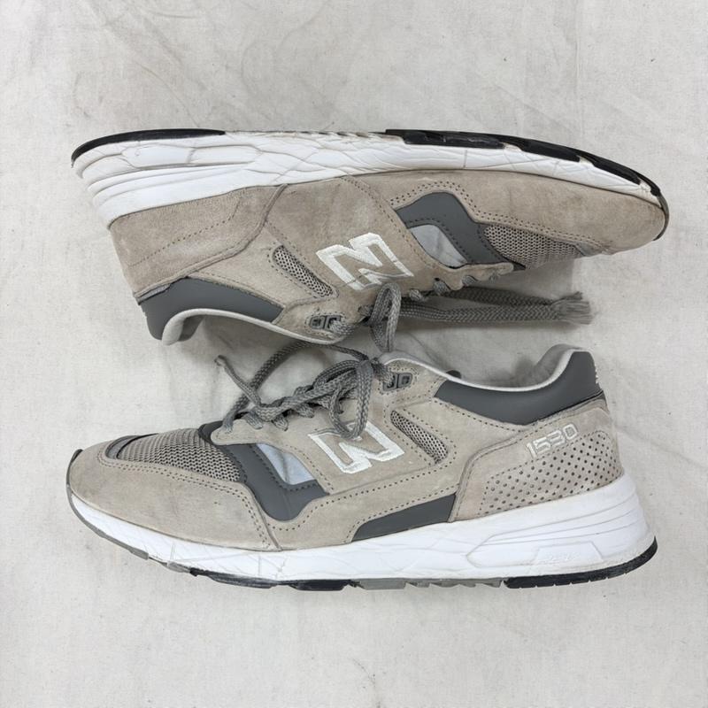 ニューバランス New Balance スニーカー スニーカー 30th Anniversary アニバーサリーモデル スウェード メッシュ 英国製 ローカット スニーカー M1530GL 27.5cm ロゴ、文字 灰 / グレー / gray X 白 / ホワイト / white メンズ USED 古着 中古 50162101