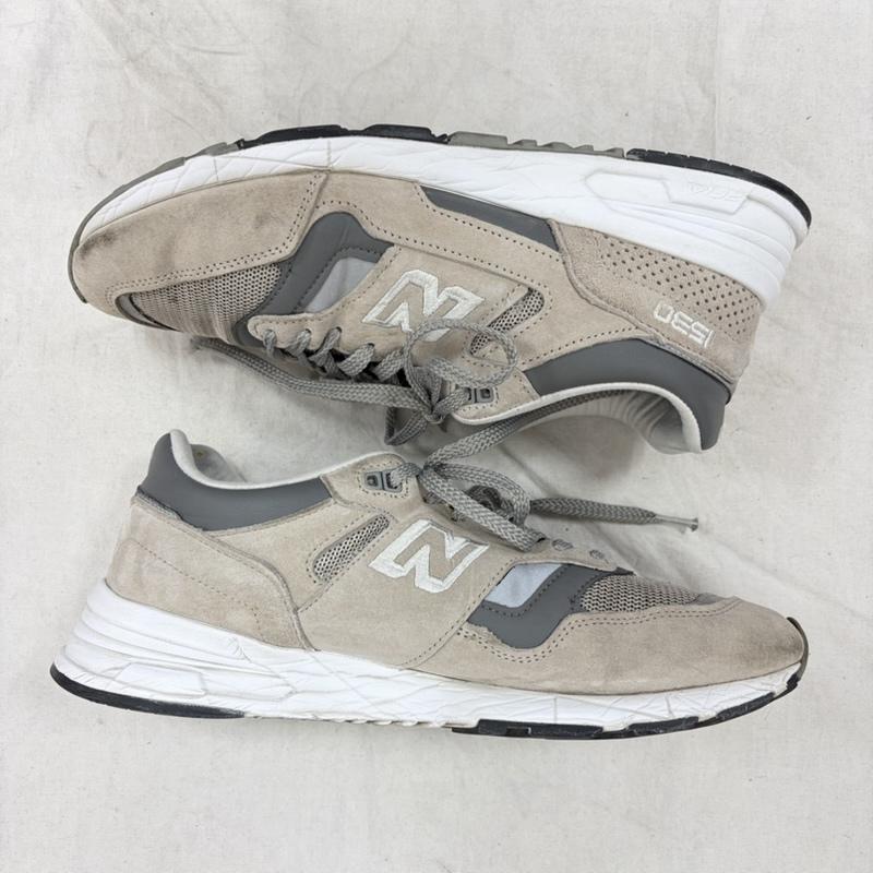ニューバランス New Balance スニーカー スニーカー 30th Anniversary アニバーサリーモデル スウェード メッシュ 英国製 ローカット スニーカー M1530GL 27.5cm ロゴ、文字 灰 / グレー / gray X 白 / ホワイト / white メンズ USED 古着 中古 50162101