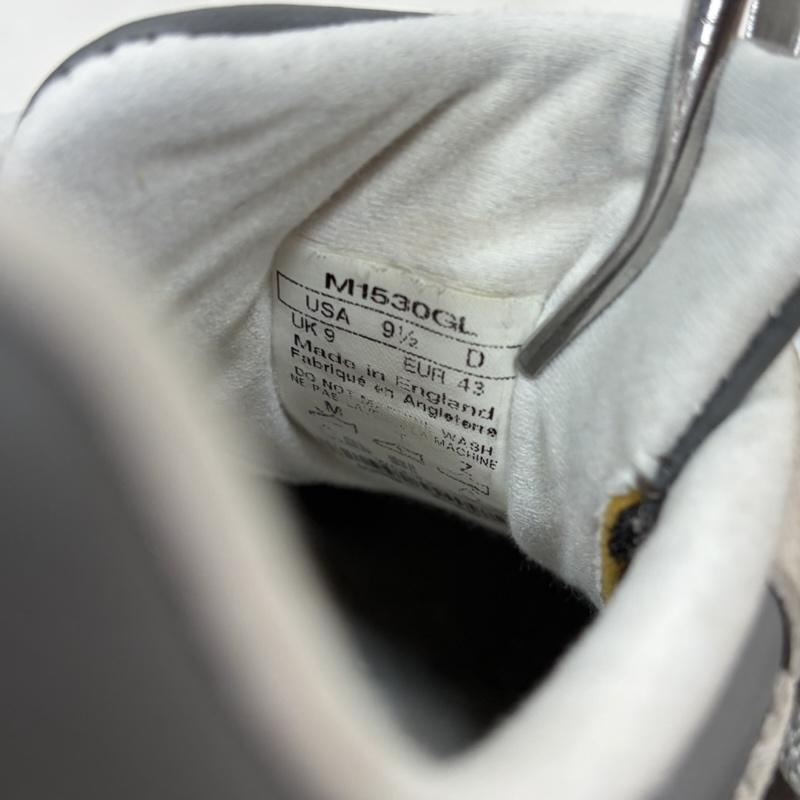 ニューバランス New Balance スニーカー スニーカー 30th Anniversary アニバーサリーモデル スウェード メッシュ 英国製 ローカット スニーカー M1530GL 27.5cm ロゴ、文字 灰 / グレー / gray X 白 / ホワイト / white メンズ USED 古着 中古 50162101