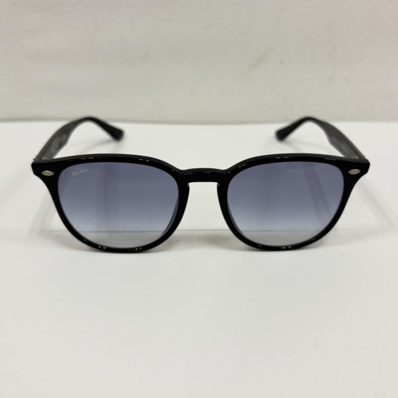 レイバン Ray-Ban めがね・サングラス サングラス カラーレンズ サングラス イタリア製 RB4529 アイウェア - ロゴ、文字 黒 / ブラック / black X 青 / ブルー / blue メンズ USED 古着 中古 50162103