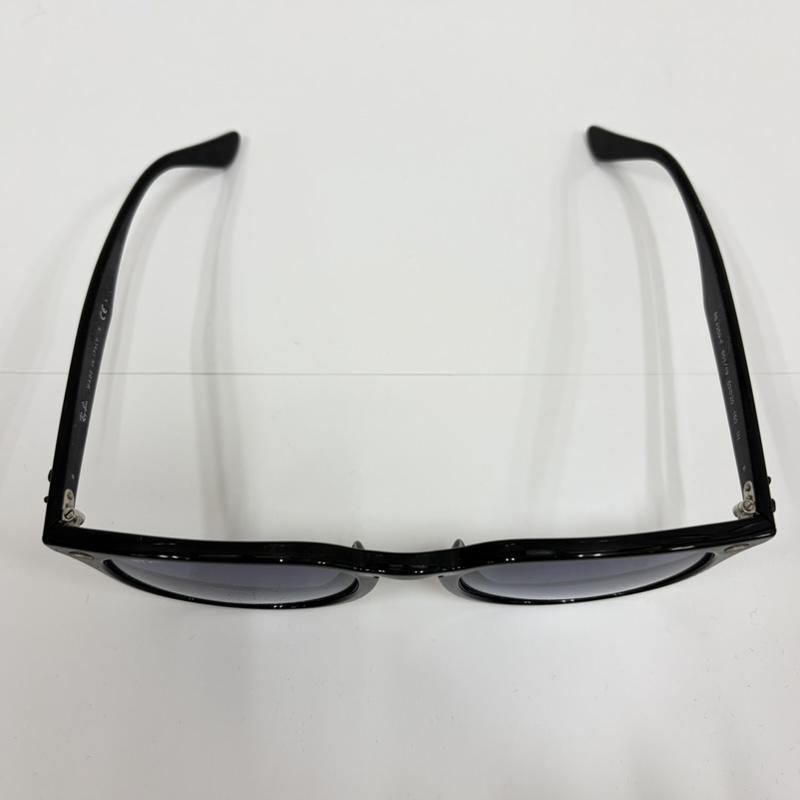 レイバン Ray-Ban めがね・サングラス サングラス カラーレンズ サングラス イタリア製 RB4529 アイウェア - ロゴ、文字 黒 / ブラック / black X 青 / ブルー / blue メンズ USED 古着 中古 50162103
