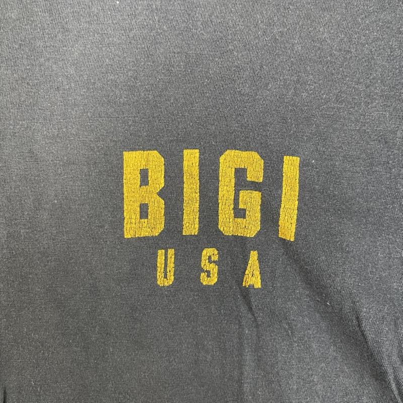 ビギ BIGI Tシャツ 半袖 日本製 80s 90s ヴィンテージ ブランド ロゴ Tシャツ 紺 / ネイビー / navy メンズ USED 古着 中古 50162104