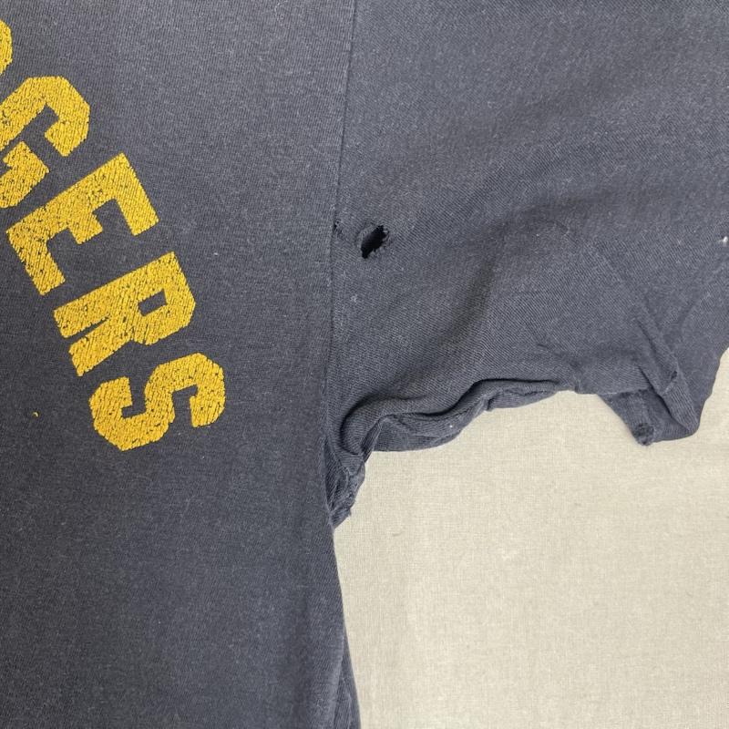 ビギ BIGI Tシャツ 半袖 日本製 80s 90s ヴィンテージ ブランド ロゴ Tシャツ 紺 / ネイビー / navy メンズ USED 古着 中古 50162104
