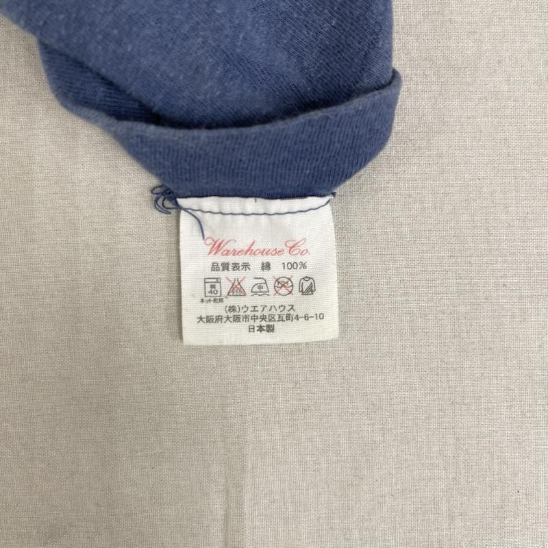 ダブルワークス DUBBLEWORKS Tシャツ 半袖 日本製 PENCADER E PENGUINS ヴィンテージ プリント Tシャツ L 青 / ブルー / blue メンズ USED 古着 中古 50162105