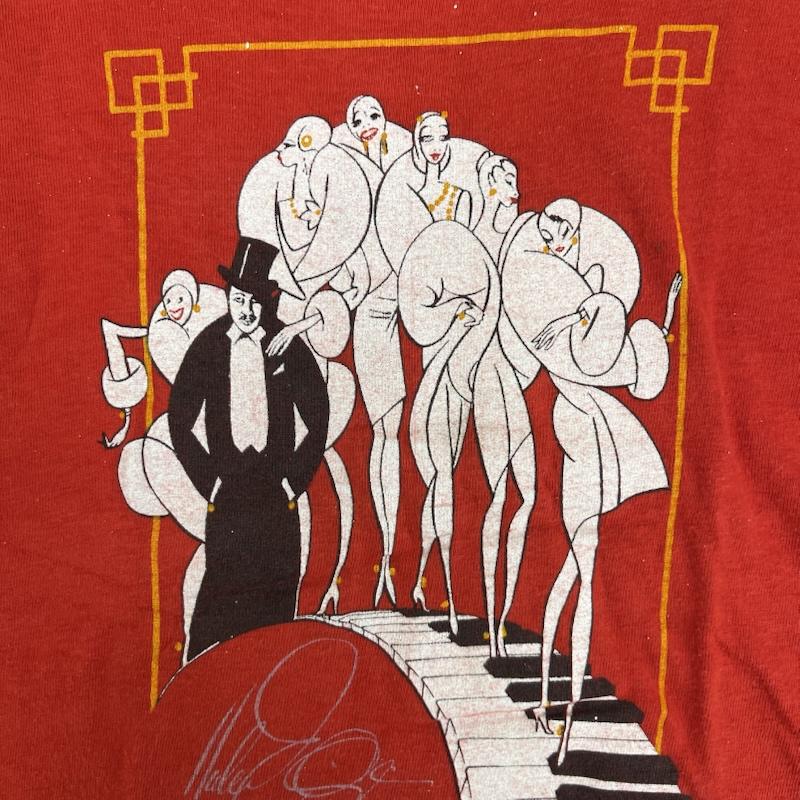 ヘインズ HANES Tシャツ 半袖 USA製 Sophisticated Ladies ヴィンテージ プリント Tシャツ L 赤 / レッド / red メンズ USED 古着 中古 50162106