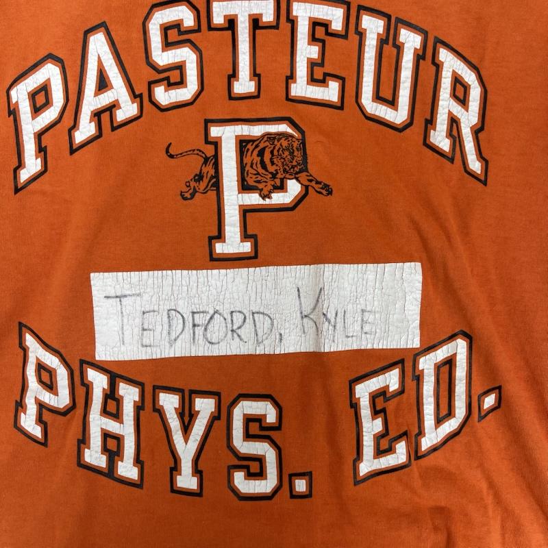 古着 USED Tシャツ 半袖 PASTEUR ヴィンテージ ダブルフェイス リバーシブル Tシャツ 橙 / オレンジ / orange メンズ USED 古着 中古 50162107
