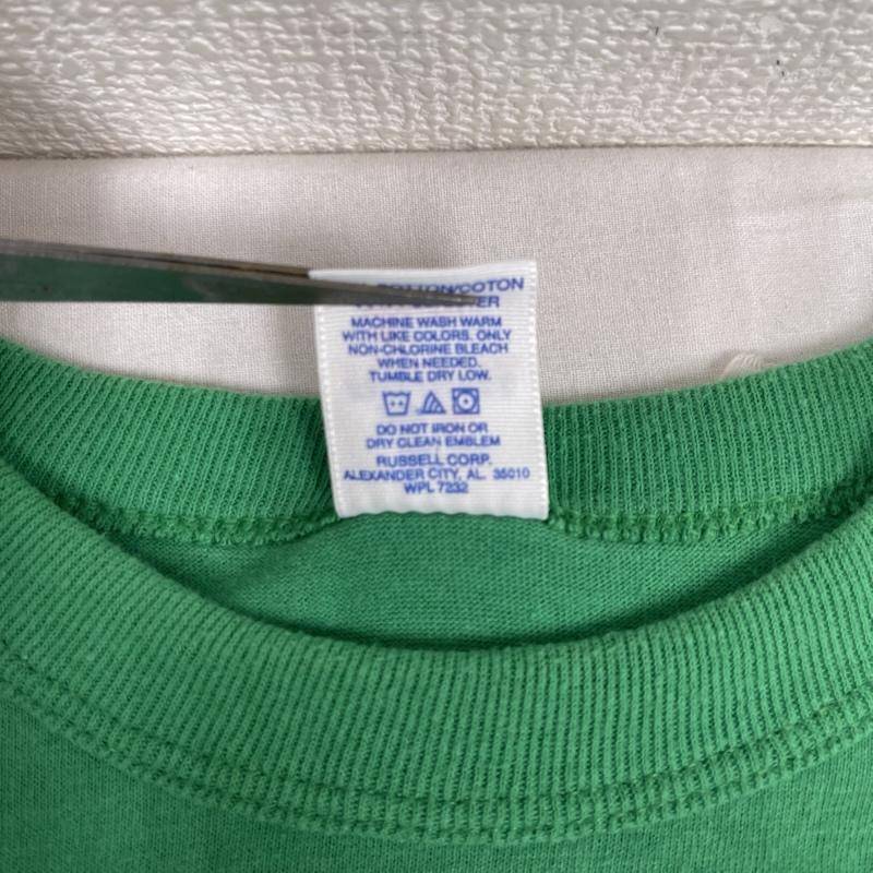 ラッセルアスレティック Russell Athletic Tシャツ 半袖 RIVER DOGS ヴィンテージ グラフィック プリント Tシャツ 緑 / グリーン / green メンズ USED 古着 中古 50162108