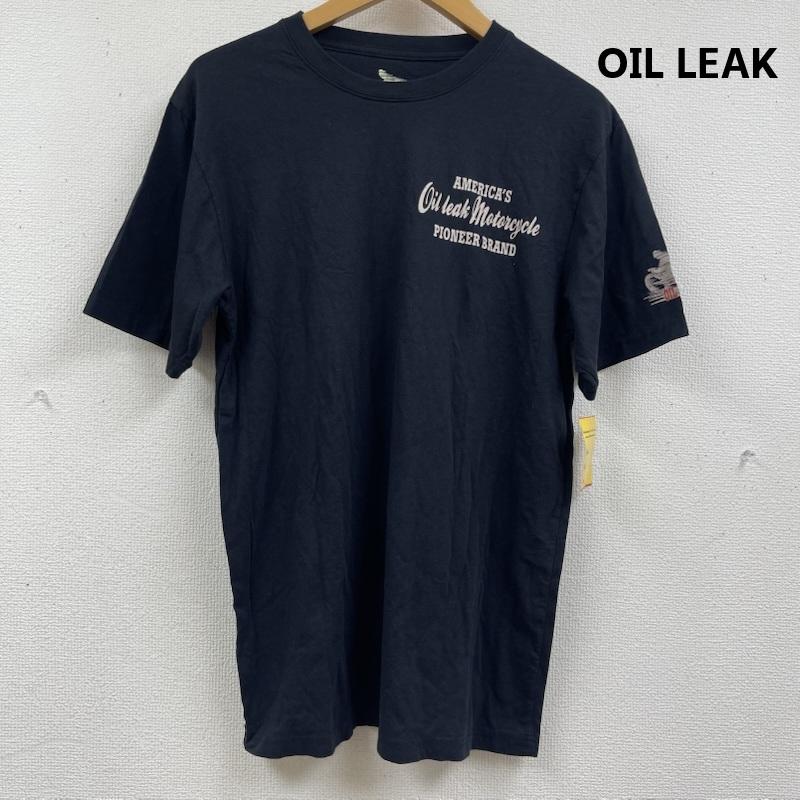 古着 USED Tシャツ 半袖 OIL LEAK ヴィンテージ バイカー グラフィック Tシャツ M 黒 / ブラック / black メンズ USED 古着 中古 50162110