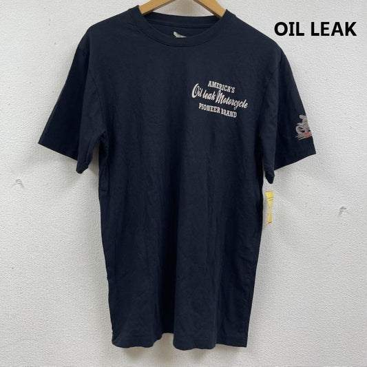 古着 USED Tシャツ 半袖 OIL LEAK ヴィンテージ バイカー グラフィック Tシャツ M 黒 / ブラック / black メンズ USED 古着 中古 50162110