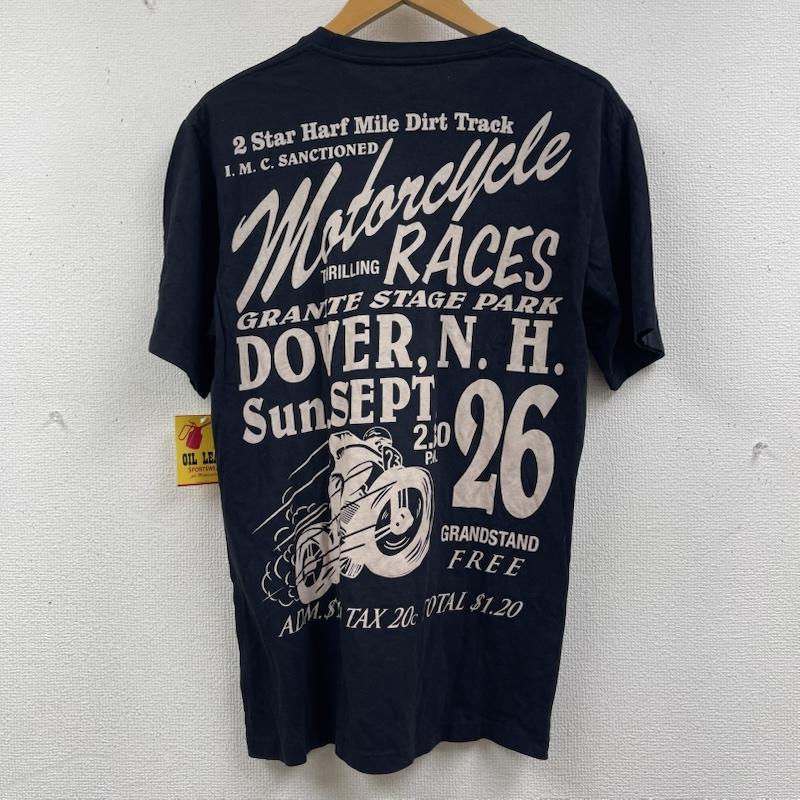 古着 USED Tシャツ 半袖 OIL LEAK ヴィンテージ バイカー グラフィック Tシャツ M 黒 / ブラック / black メンズ USED 古着 中古 50162110