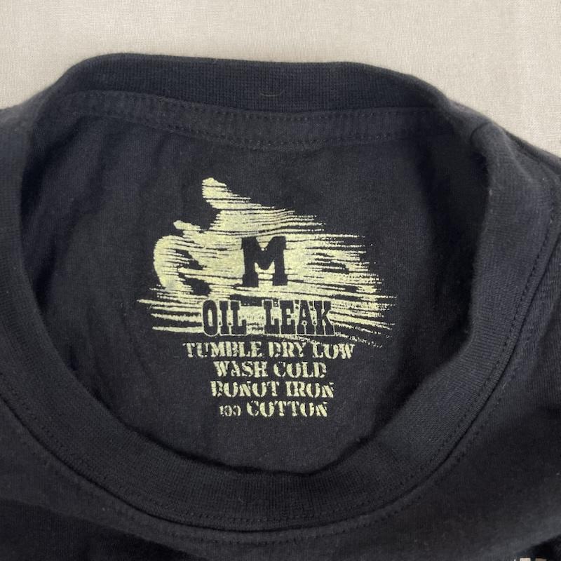古着 USED Tシャツ 半袖 OIL LEAK ヴィンテージ バイカー グラフィック Tシャツ M 黒 / ブラック / black メンズ USED 古着 中古 50162110