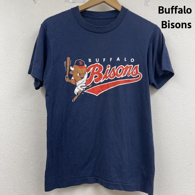 古着 USED Tシャツ 半袖 Buffalo Bisons バッファロー・バイソンズ ヴィンテージ グラフィック Tシャツ M 紺 / ネイビー / navy メンズ USED 古着 中古 50162115
