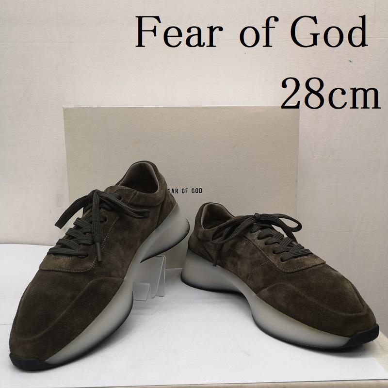 フィアーオブゴッド Fear of God スニーカー スニーカー Vintage Runner Willow FG25FW81-215SUE スエード スニーカー 44 28.0cm メンズ USED 古着 中古 50162117