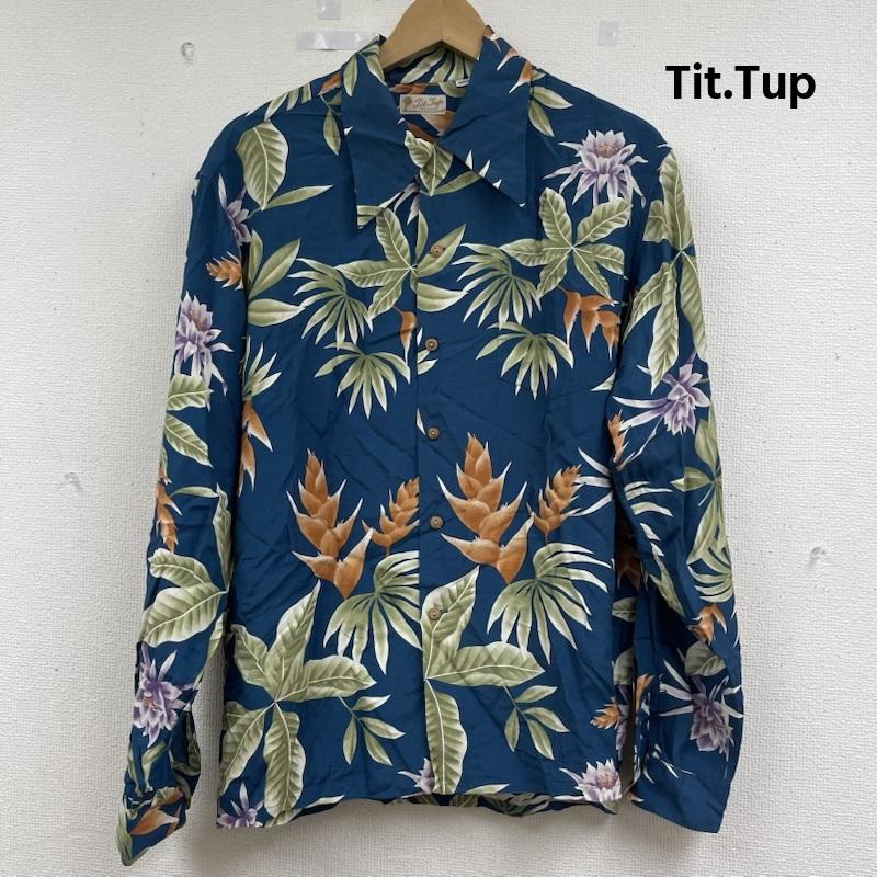 古着 USED シャツ、ブラウス 長袖 Tit.Tup ヴィンテージ 長袖 オープンカラー アロハシャツ M マルチカラー / マルチカラー / multicolor メンズ USED 古着 中古 50162121