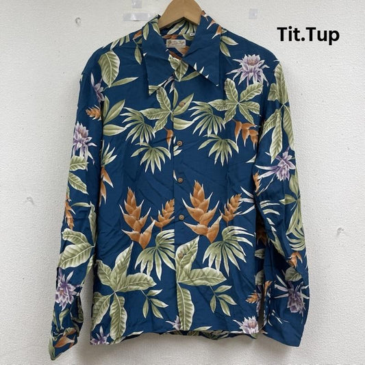 古着 USED シャツ、ブラウス 長袖 Tit.Tup ヴィンテージ 長袖 オープンカラー アロハシャツ M マルチカラー / マルチカラー / multicolor メンズ USED 古着 中古 50162121