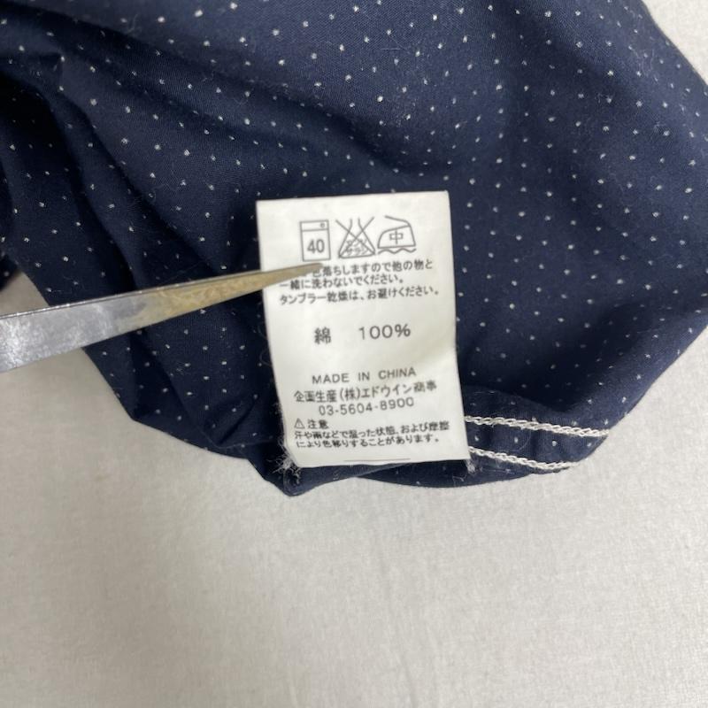 リー Lee シャツ、ブラウス 長袖 Lee BY SAMMLER ドット柄 ヴィンテージ コットン ワーク シャツ 38 紺 / ネイビー / navy メンズ USED 古着 中古 50162124