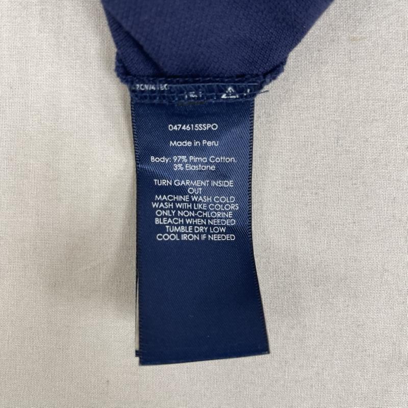 ラルフローレン RALPHLAUREN ポロシャツ 半袖 ビッグポニー ロゴ刺繍 半袖 ポロシャツ M 紺 / ネイビー / navy レディース USED 古着 中古 50162127