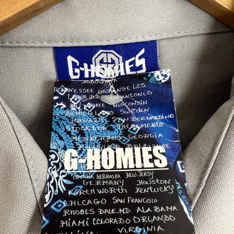 古着 USED シャツ、ブラウス 半袖 G-HOMIES USA製 半袖シャツ タグ付き チカーノ ウェッサイ XXL 灰 / グレー / gray メンズ USED 古着 中古 50162134