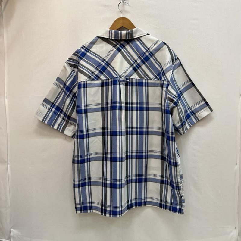 古着 USED シャツ、ブラウス 半袖 90s-00s GODBODY COLLECTION チェック 開襟シャツ XXL 青 / ブルー / blue メンズ USED 古着 中古 50162135