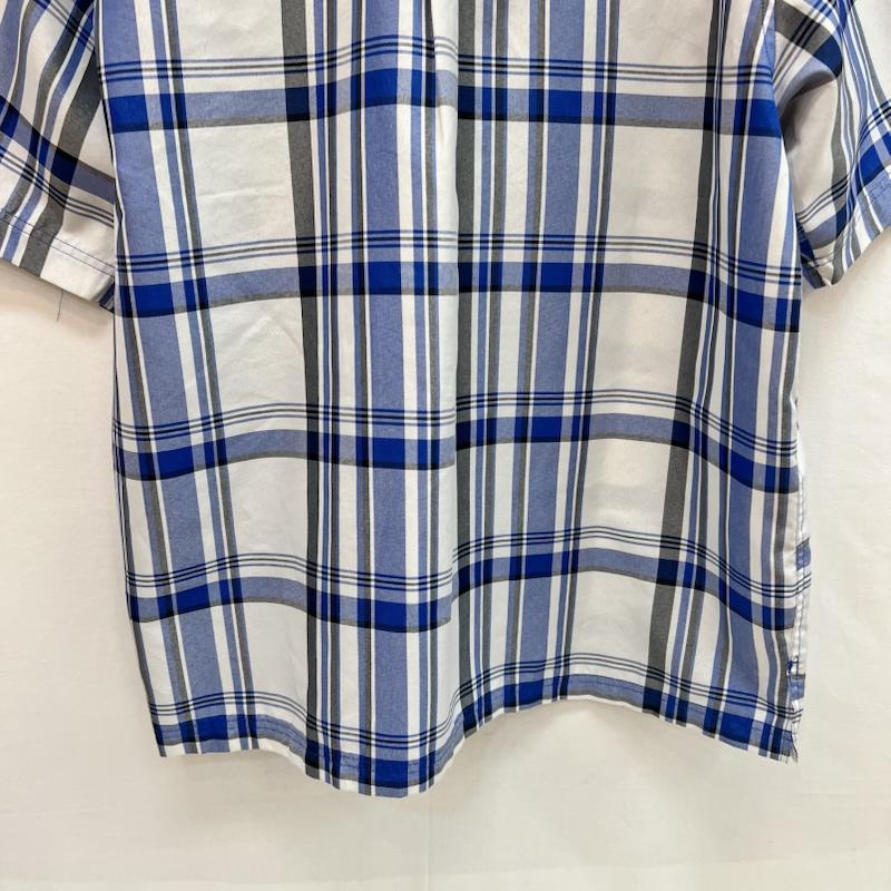 古着 USED シャツ、ブラウス 半袖 90s-00s GODBODY COLLECTION チェック 開襟シャツ XXL 青 / ブルー / blue メンズ USED 古着 中古 50162135