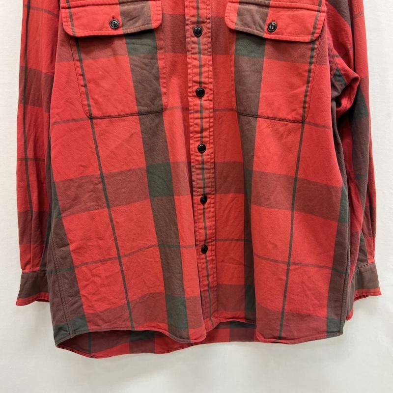 ポロバイラルフローレン Polo by RALPH LAUREN シャツ、ブラウス 長袖 90s SPORT WHITFIELD チェック ワークシャツ M 赤 / レッド / red メンズ USED 古着 中古 50162139