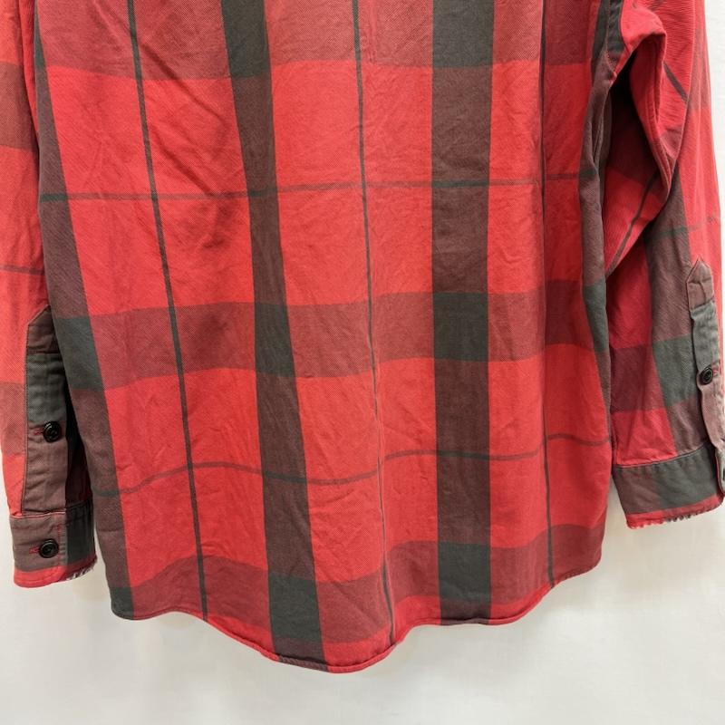 ポロバイラルフローレン Polo by RALPH LAUREN シャツ、ブラウス 長袖 90s SPORT WHITFIELD チェック ワークシャツ M 赤 / レッド / red メンズ USED 古着 中古 50162139