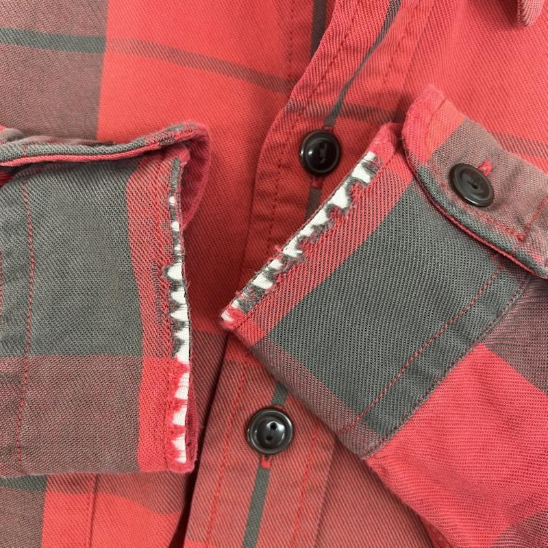 ポロバイラルフローレン Polo by RALPH LAUREN シャツ、ブラウス 長袖 90s SPORT WHITFIELD チェック ワークシャツ M 赤 / レッド / red メンズ USED 古着 中古 50162139