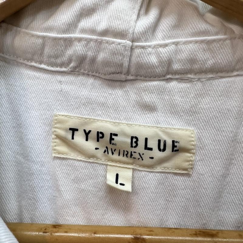 アヴィレックス AVIREX シャツ、ブラウス 半袖 USN パッチワーク シャツ L 白 / ホワイト / white メンズ USED 古着 中古 50162140
