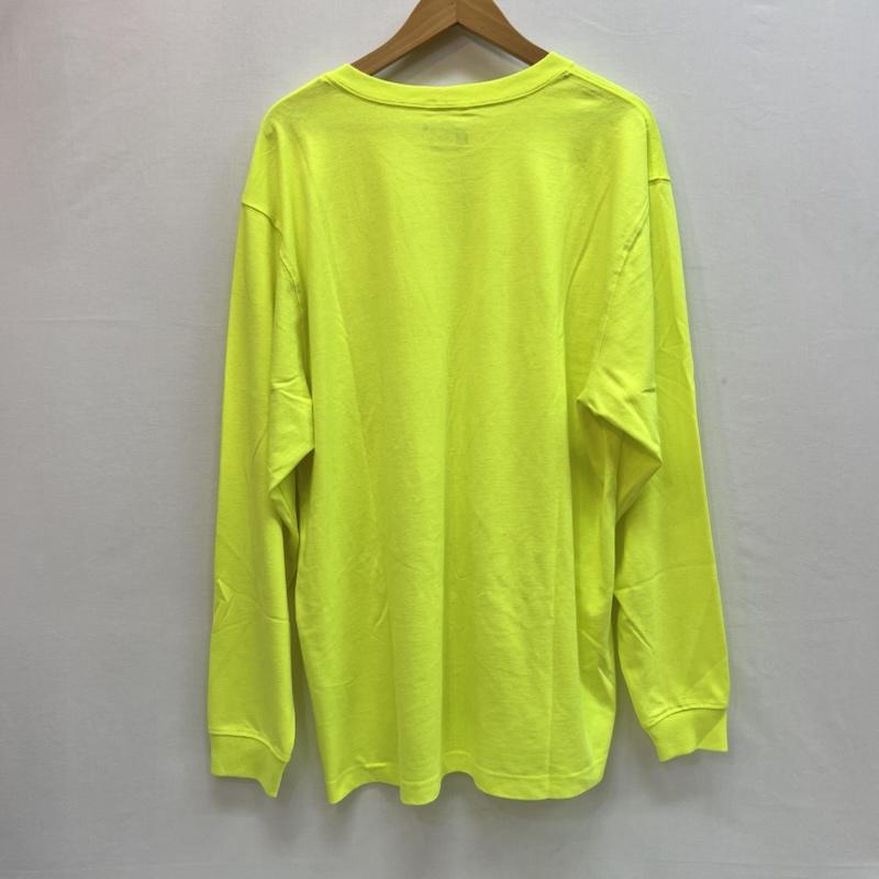 カーハート Carhartt Tシャツ 長袖 ワンポイントロゴ ポケット付 ロンT L 黄 / イエロー / yellow メンズ USED 古着 中古 50162141