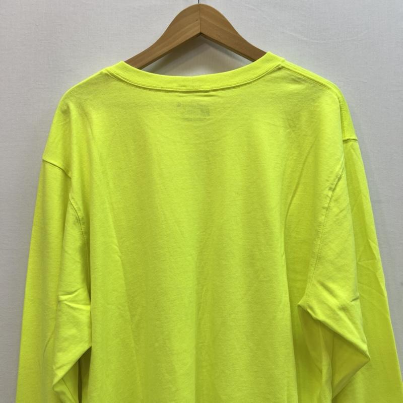 カーハート Carhartt Tシャツ 長袖 ワンポイントロゴ ポケット付 ロンT L 黄 / イエロー / yellow メンズ USED 古着 中古 50162141