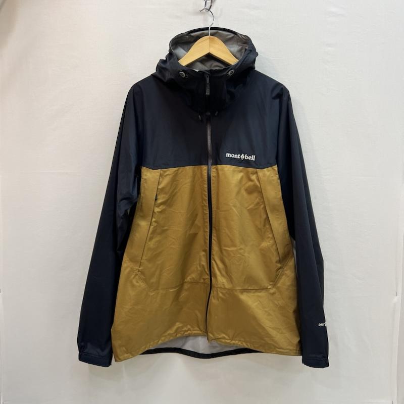 モンベル mont-bell ジャケット、上着 ジャンパー、ブルゾン サンダーパス ジャケット 防水 ドライテック 1128635 XL 紺 / ネイビー / navy X 茶 / ブラウン / brown メンズ USED 古着 中古 50162145