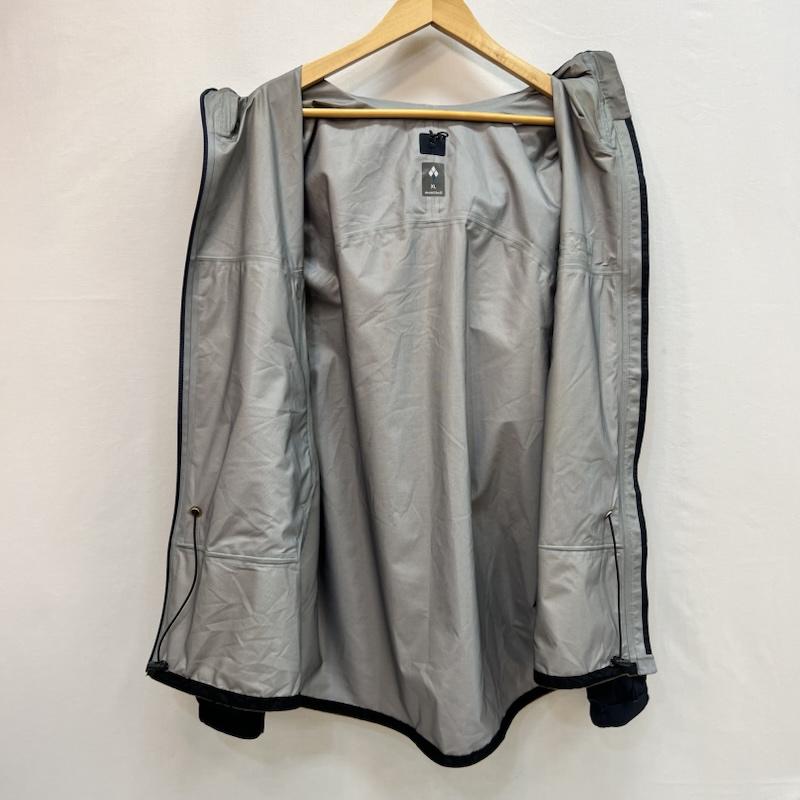 モンベル mont-bell ジャケット、上着 ジャンパー、ブルゾン サンダーパス ジャケット 防水 ドライテック 1128635 XL 紺 / ネイビー / navy X 茶 / ブラウン / brown メンズ USED 古着 中古 50162145