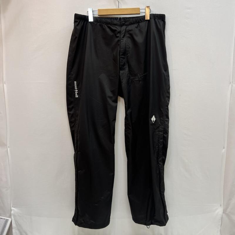 モンベル mont-bell ボトムス ボトムス サンダーパス パンツ 1128637 防水 ドライテック XL 黒 / ブラック / black メンズ USED 古着 中古 50162146